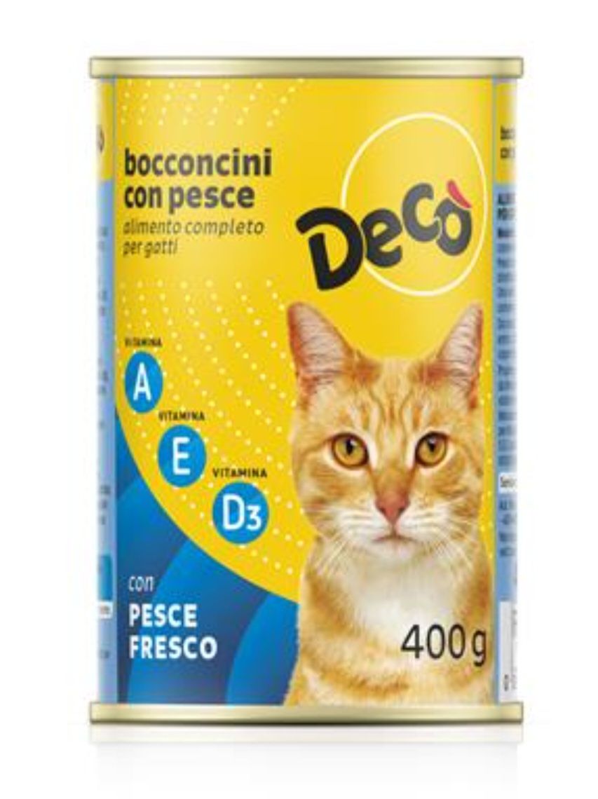 🧡 Bocconcini Con Pesce Per Gatti Gr 400