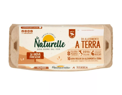 🧡 Le Naturelle 10 Uova Fresche da Allevamento a Terra