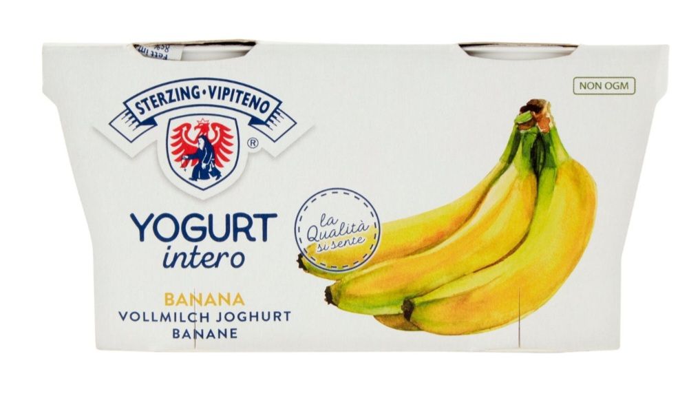 🧡 Sterzing Vipiteno Yogurt intero Banana 2 x 125g