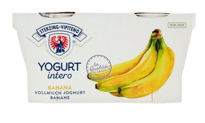 🧡 Sterzing Vipiteno Yogurt intero Banana 2 x 125g
