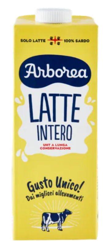 🧡 Arborea Latte Intero UHT a Lunga Conservazione 1000 ml