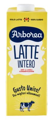 🧡 Arborea Latte Intero UHT a Lunga Conservazione 1000 ml