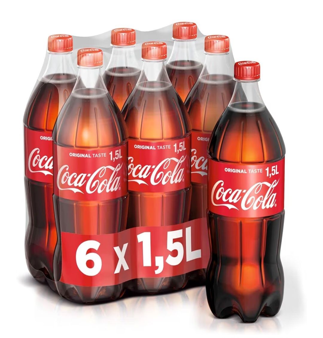 🧡 Coca-Cola Original Taste 6 x 1,5L