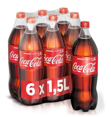 🧡 Coca-Cola Original Taste 6 x 1,5L