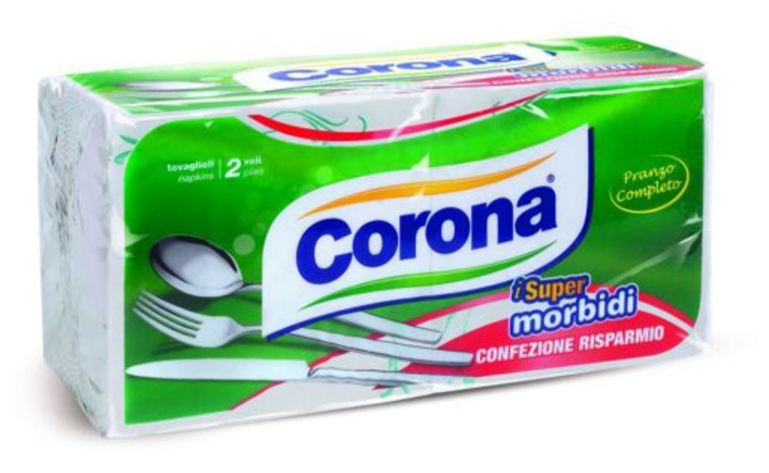 🧡 CRONA 90 Tovaglioli Doppio Velo Cm 33 X 33