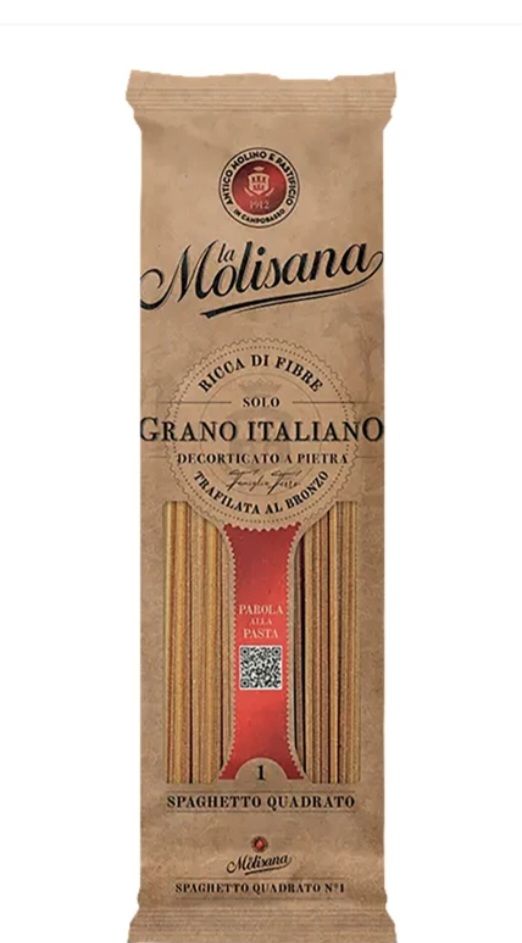 🧡 LA MOLISANA pasta integrale Spaghetto Quadrato 500g