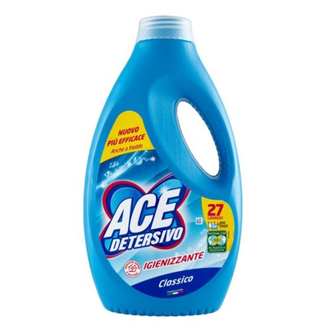 🧡 Ace Detersivo Igienizzante Classico 27 Lavaggi