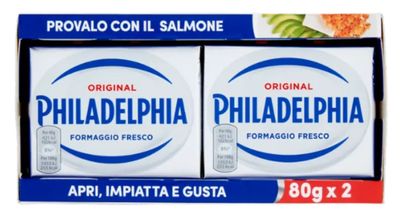 🧡 PHILADELPHIA formaggio fresco classica 80g x 2