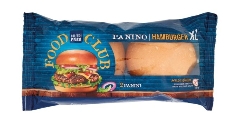🧡 NUTRIFREE panino hamburger xl 200 g * Senza Glutine