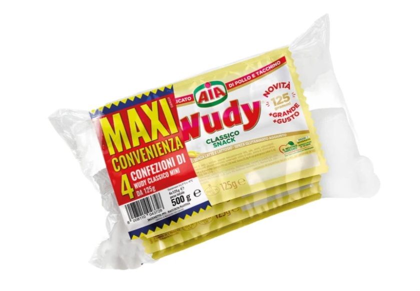 🧡 WUDY AIA wurstel classico 125 g x 4 
