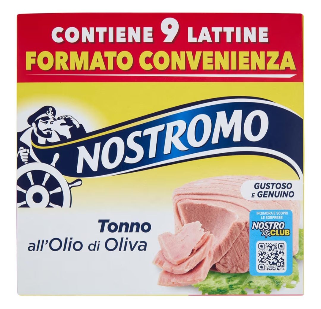 🧡 Tonno all’olio di oliva 9 x 60g 