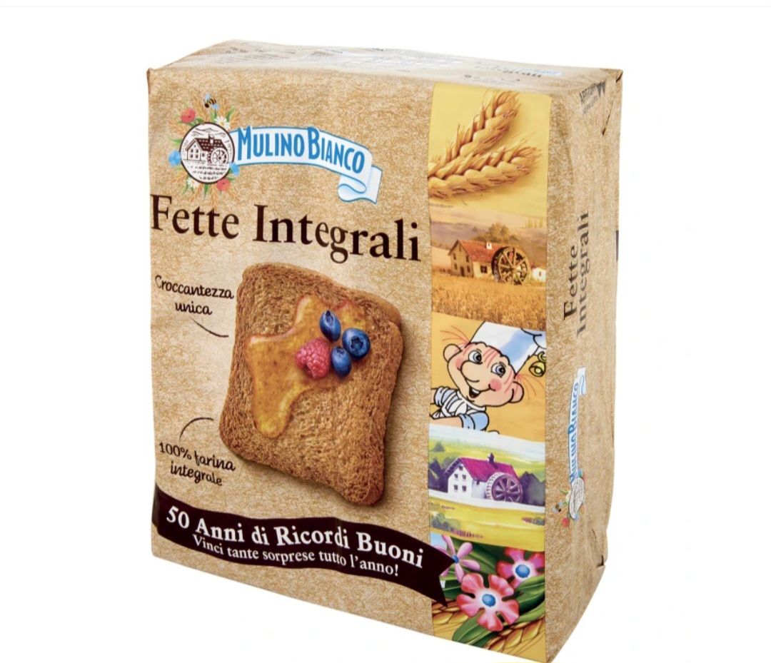 🧡 MULINO BIANCO fette biscottate integrali 315g