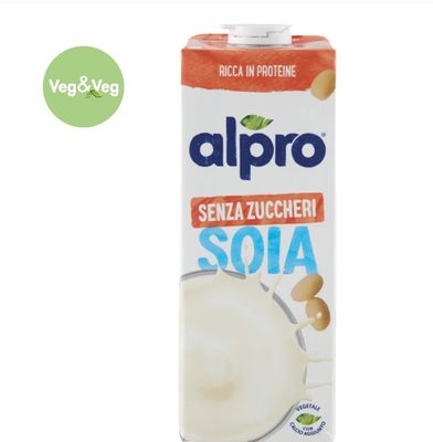 🧡 ALPRO  bevande soia senza zuccheri 1 lt