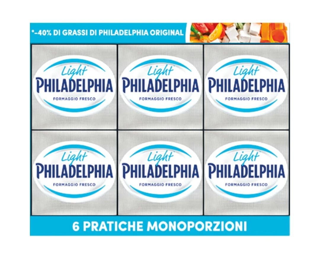 PHILADELPHIA  formaggio fresco light 25 g x 6