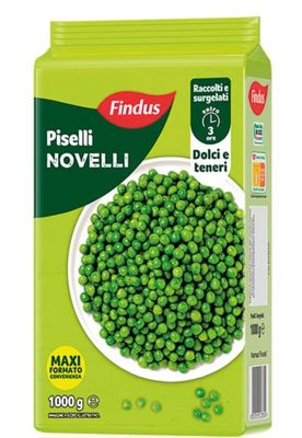 🧡 FINDUS piselli novelli 1kg