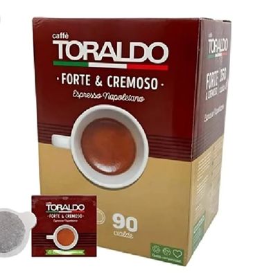 🧡 TORALDO  caffè espresso napoletano forte e cremoso - 90 cialde