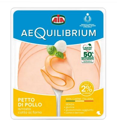 🧡 AIA AEQUILIBRIUM petto di pollo cotto al forno 130g