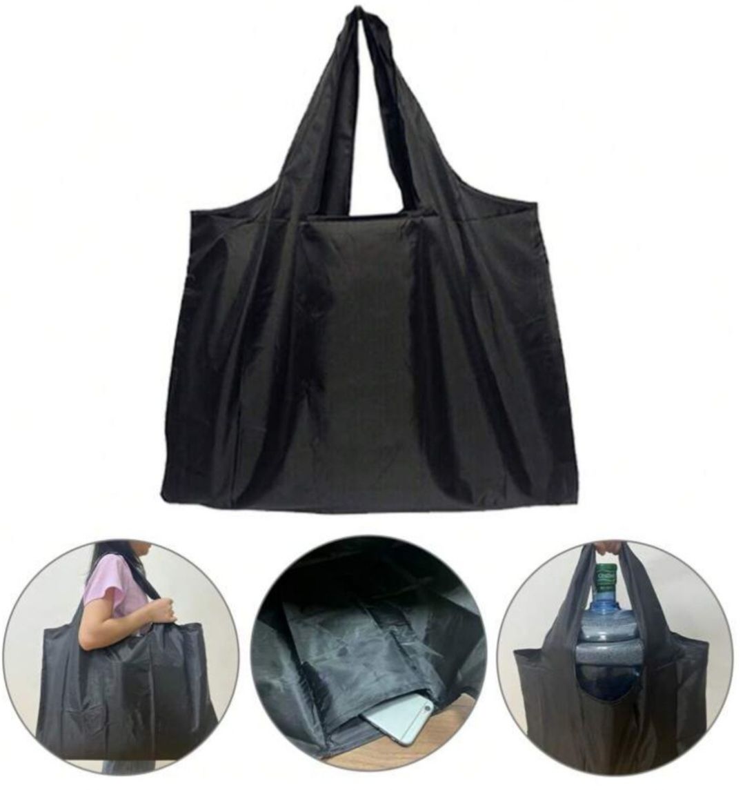 🧡 Borsa Spesa pieghevole grande riutilizzabile