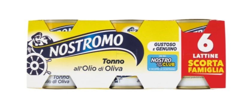 🧡 NOSTROMO  tonno all’olio di oliva 6 x 60g