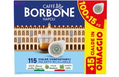 🧡 BORBONE  cialde miscela decisa 115 pz (100 + 15 omaggio)