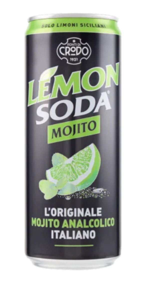 🧡 Lemonsoda Mojito Gusto di Menta Fresca e Lime 33 cl