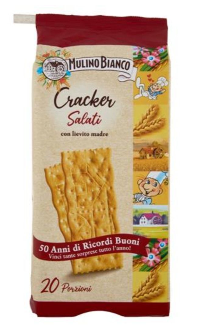 🧡 Crackers Mulino Bianco 20 Pz