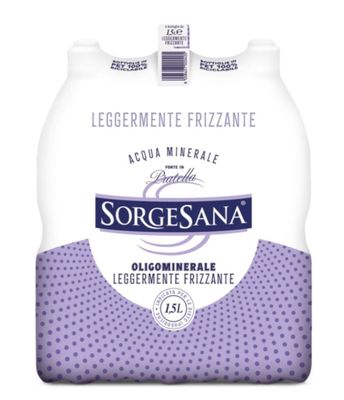 🧡 SORGESANA  acqua minerale lievemente frizzante 1,5 lt 