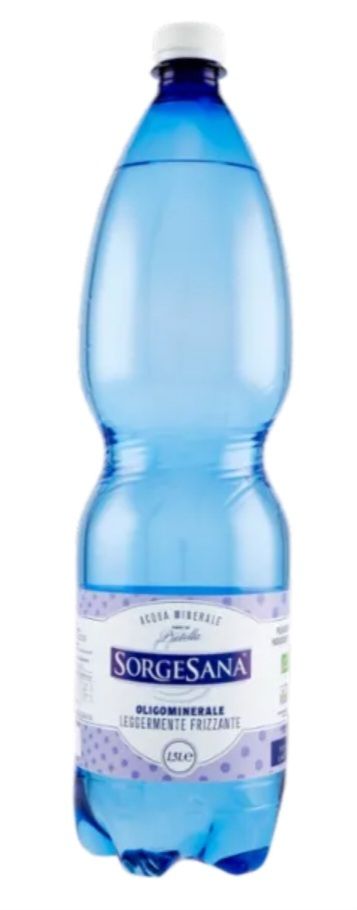 🧡 SORGESANA  acqua minerale lievemente frizzante 1,5 lt 