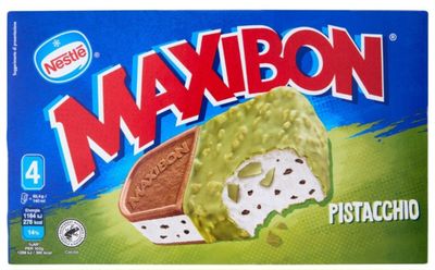 🧡 Maxibon Pistacchio 4 Biscotti 384g