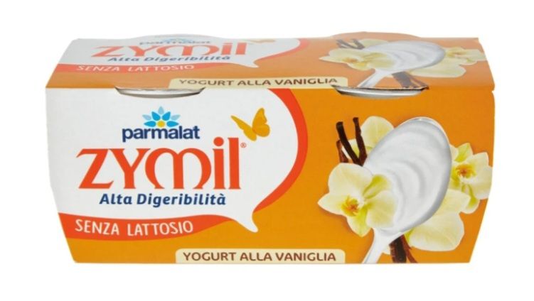 🧡 ZYMIL  yogurt Vaniglia senza lattosio 2 x 125g