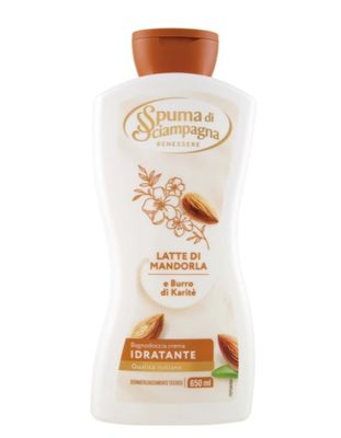 SPUMA DI SCIAMPAGNA  bagnodoccia Latte di Mandorla 650ml