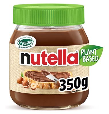 🧡 Nutella Plant-Based - Crema Spalmabile alle Nocciole e Cacao, Senza Lattosio e Senza Glutine 350g 
