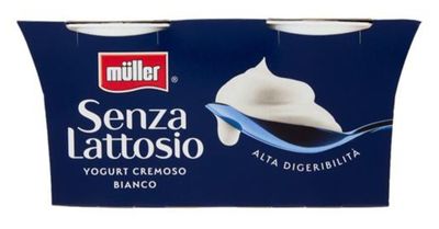 🧡 Muller Senza Lattosio Yogurt Cremoso Bianco 2 x 125 g