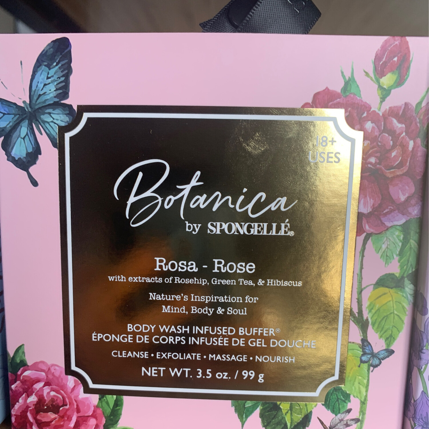 Body Wash Infused Buffer Rose