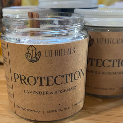 Protection Ritual Soy Candle
