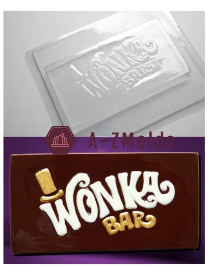 Wonka chocolate Bar mold 