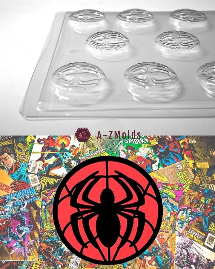 Spider man symbol mold 