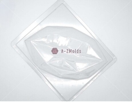 Geometric lips, kiss mold 