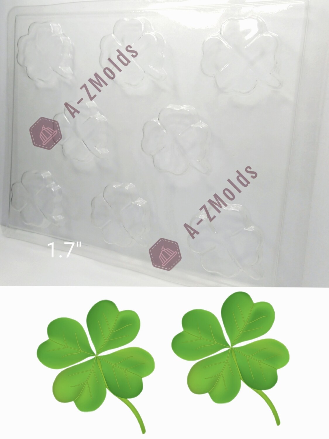 Clover, lucky charms mold 