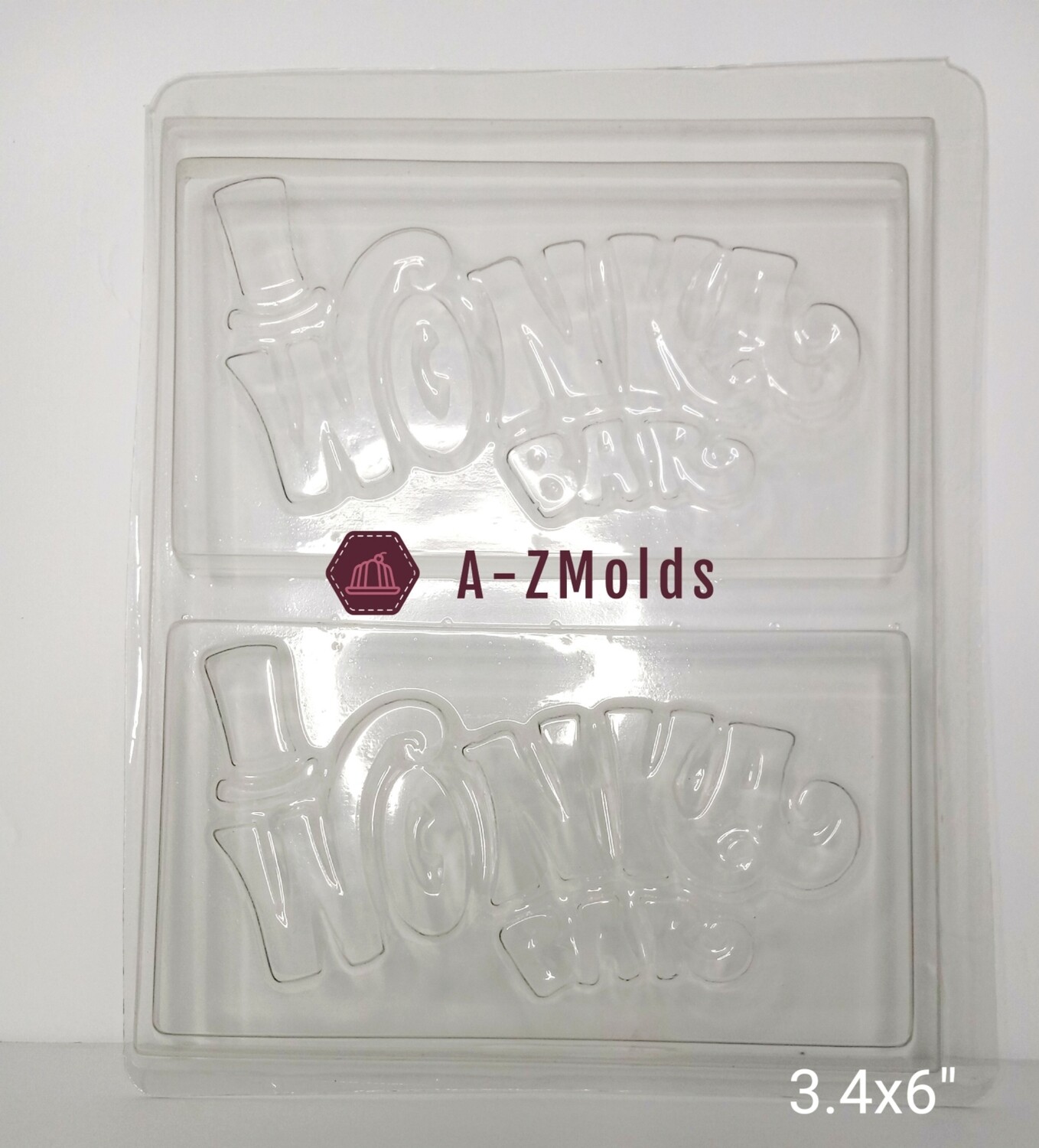 Wonka chocolate bar mold  2