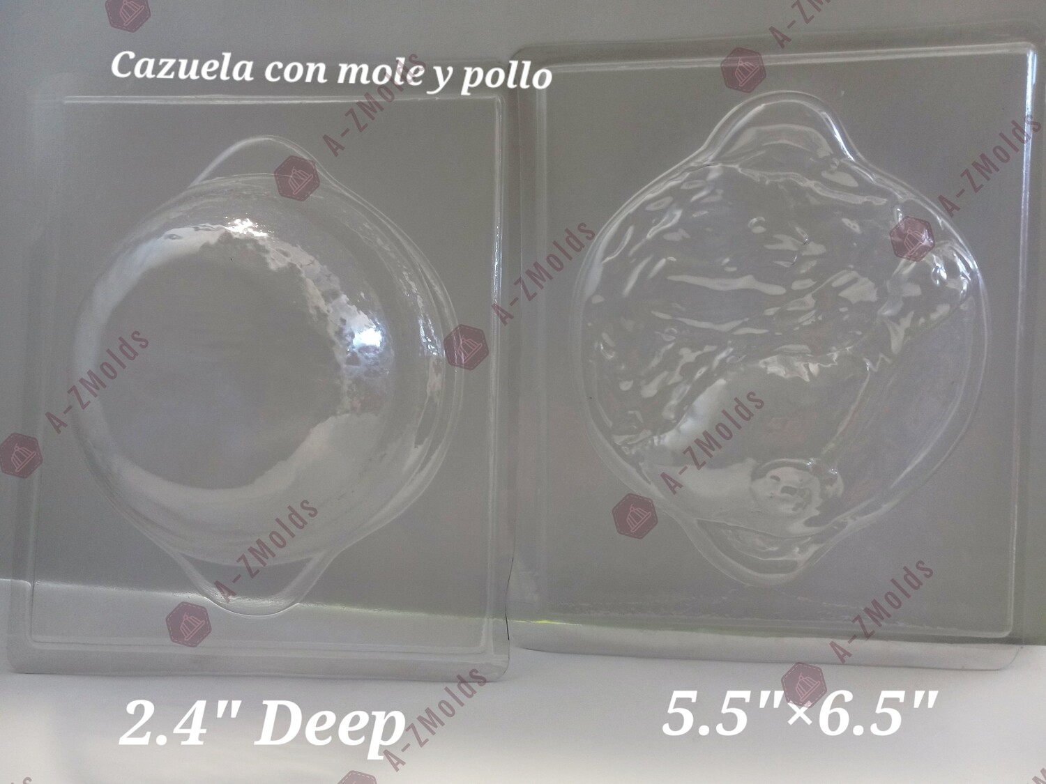 Mole con pollo cazuela chocolate mold