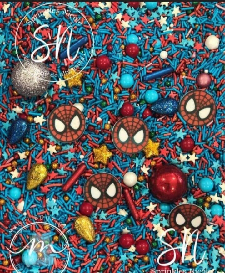 Spiderman Sprinkles Mix