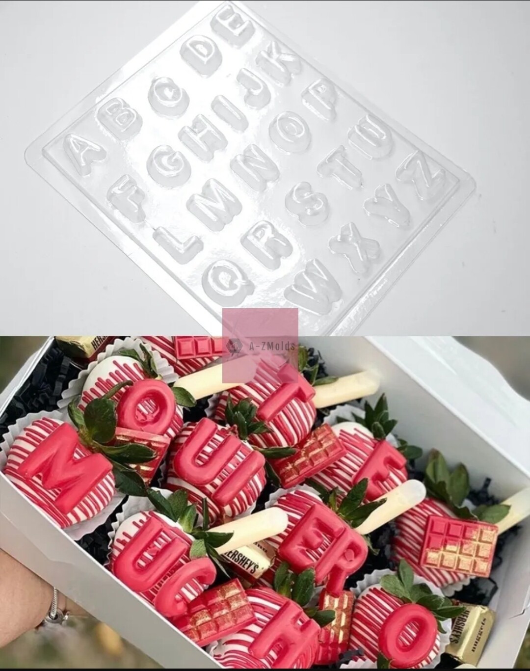 Alphabet Chocolate Mold 
