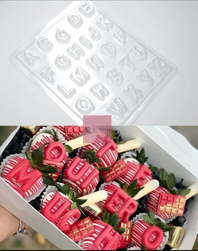 Alphabet Chocolate Mold 