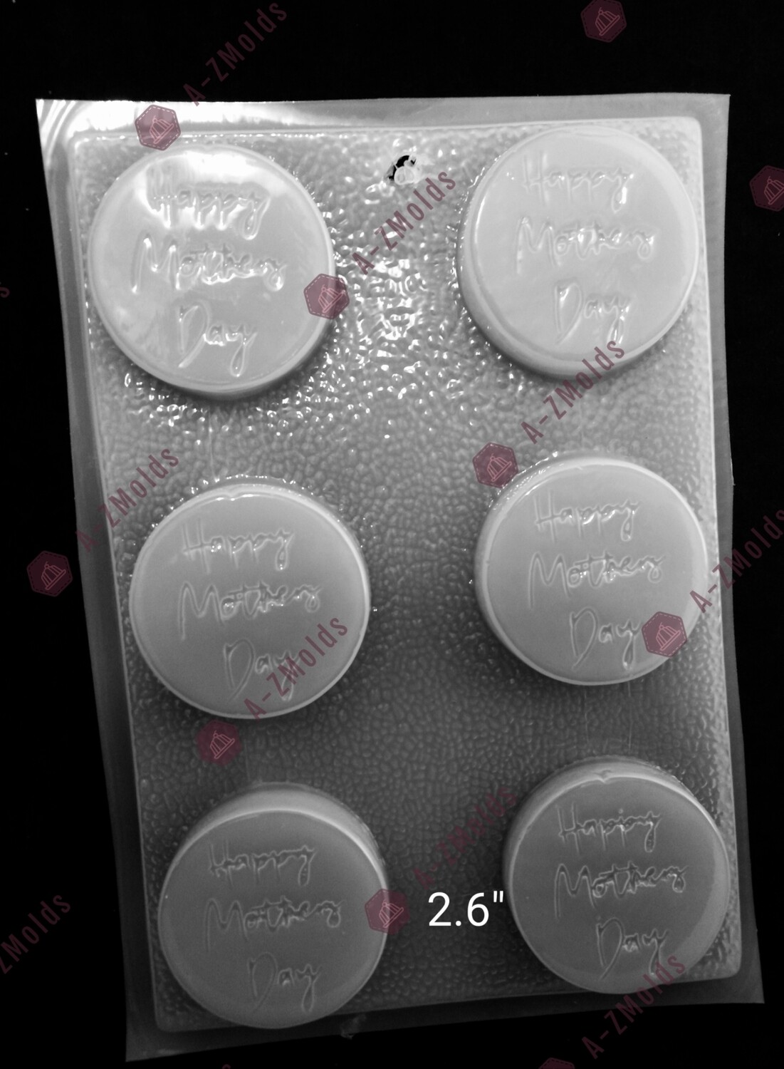 Round Happy mothers day mold