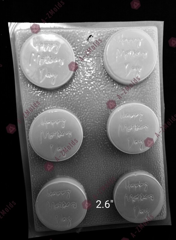 Round Happy mothers day mold