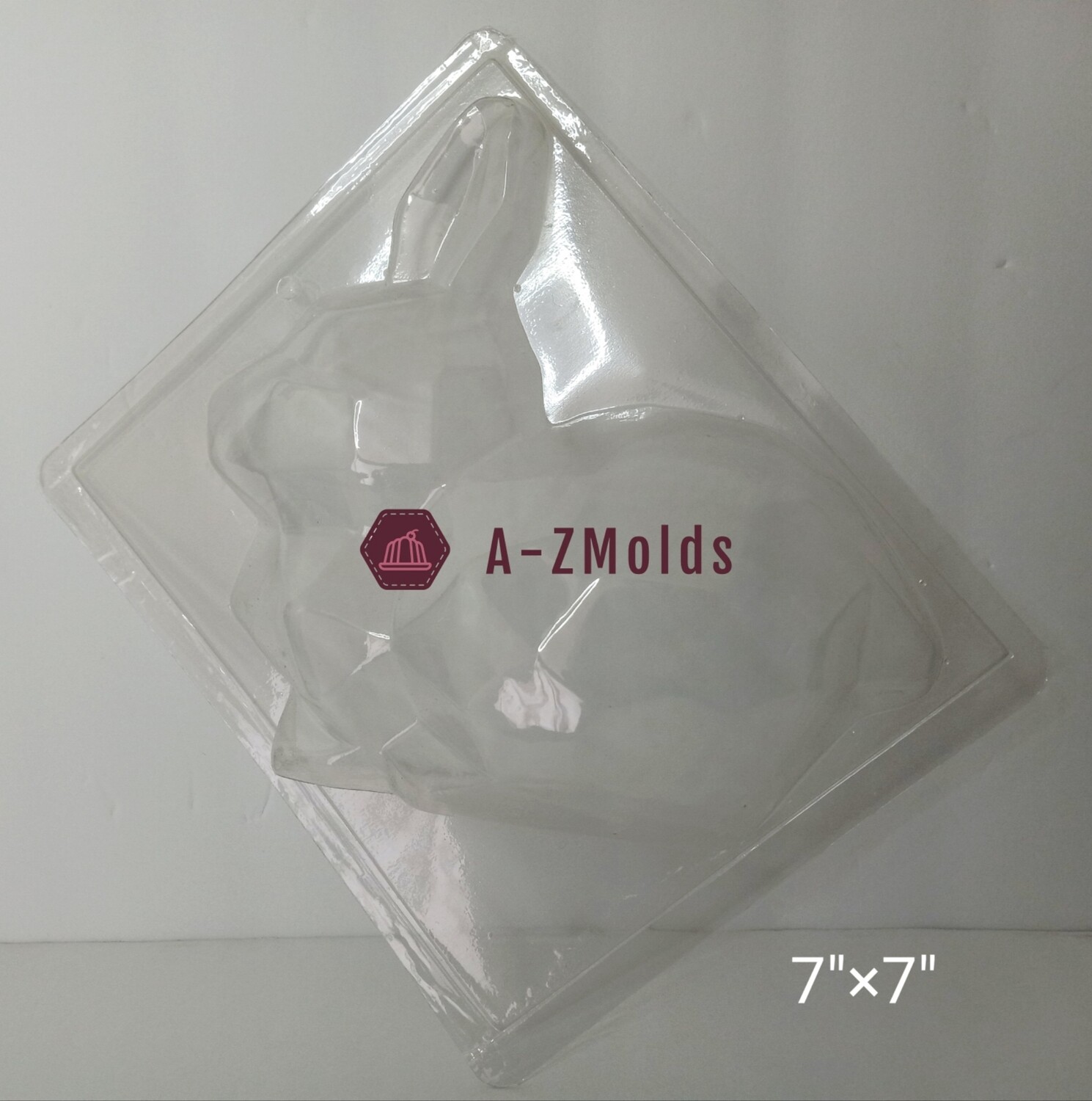 Geometric Easter bunny 2 mold 