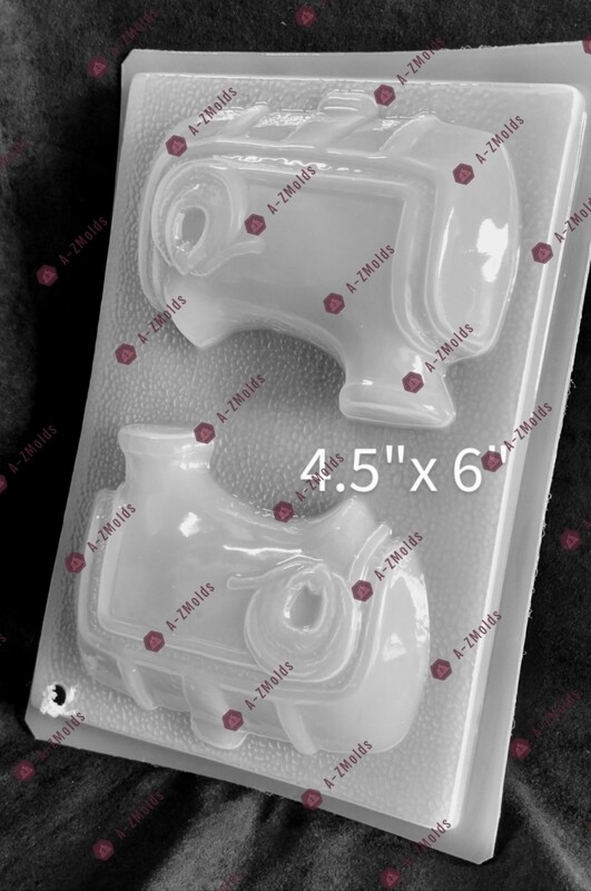 Saddle , Western, cowboy, cowgirl, horses mold 