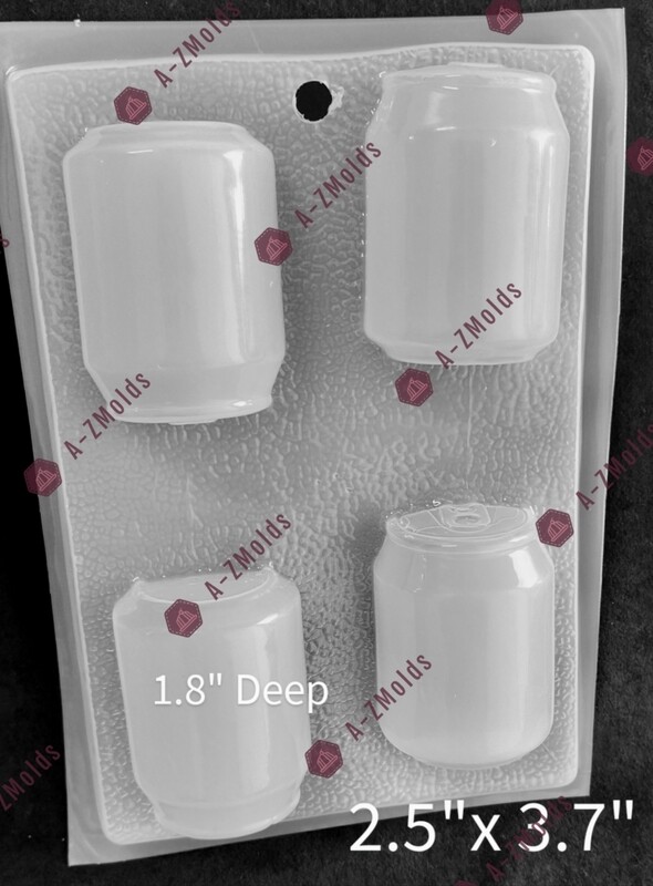 Small soda can mold 