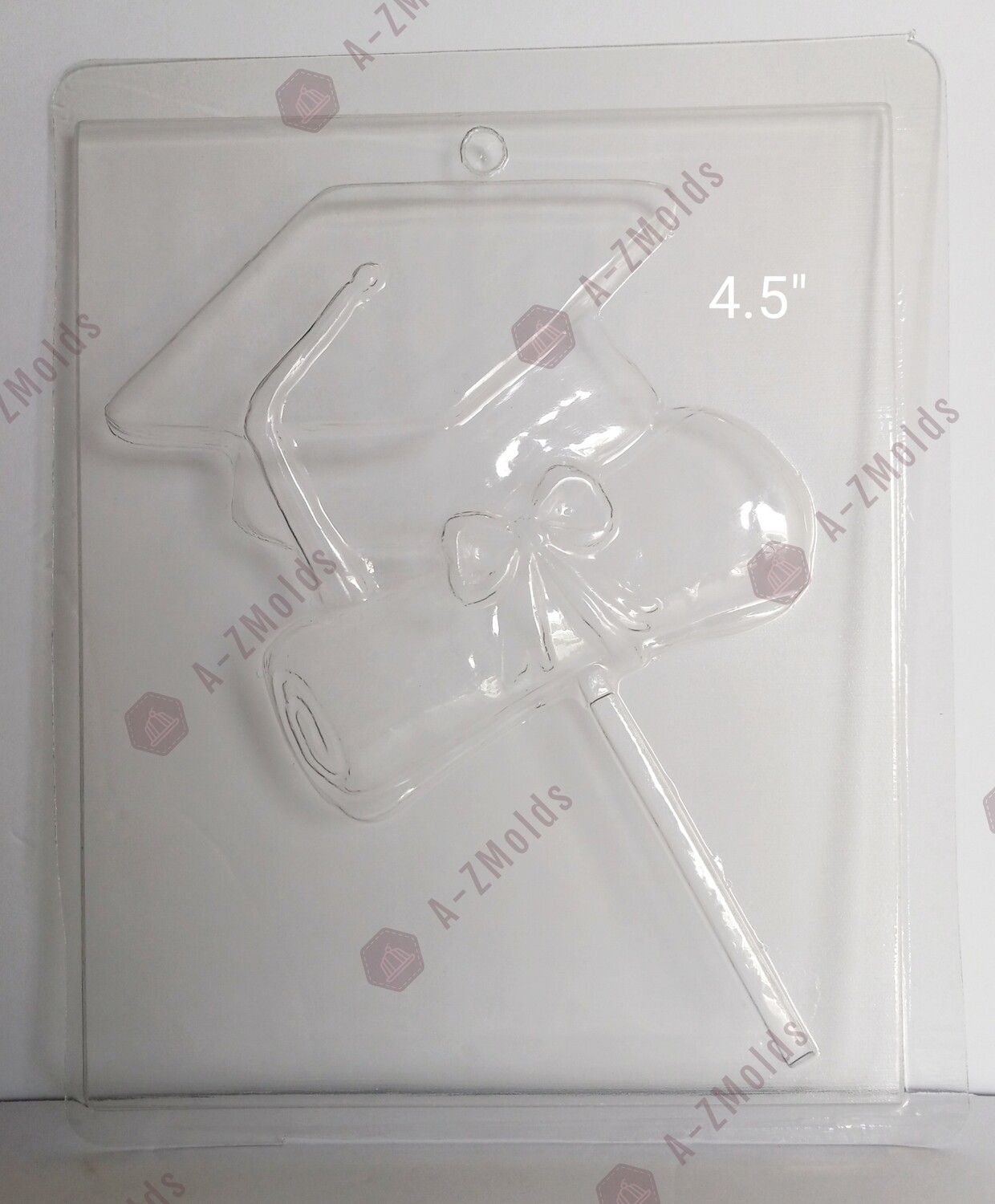 Diploma and Cap Lollipop mold